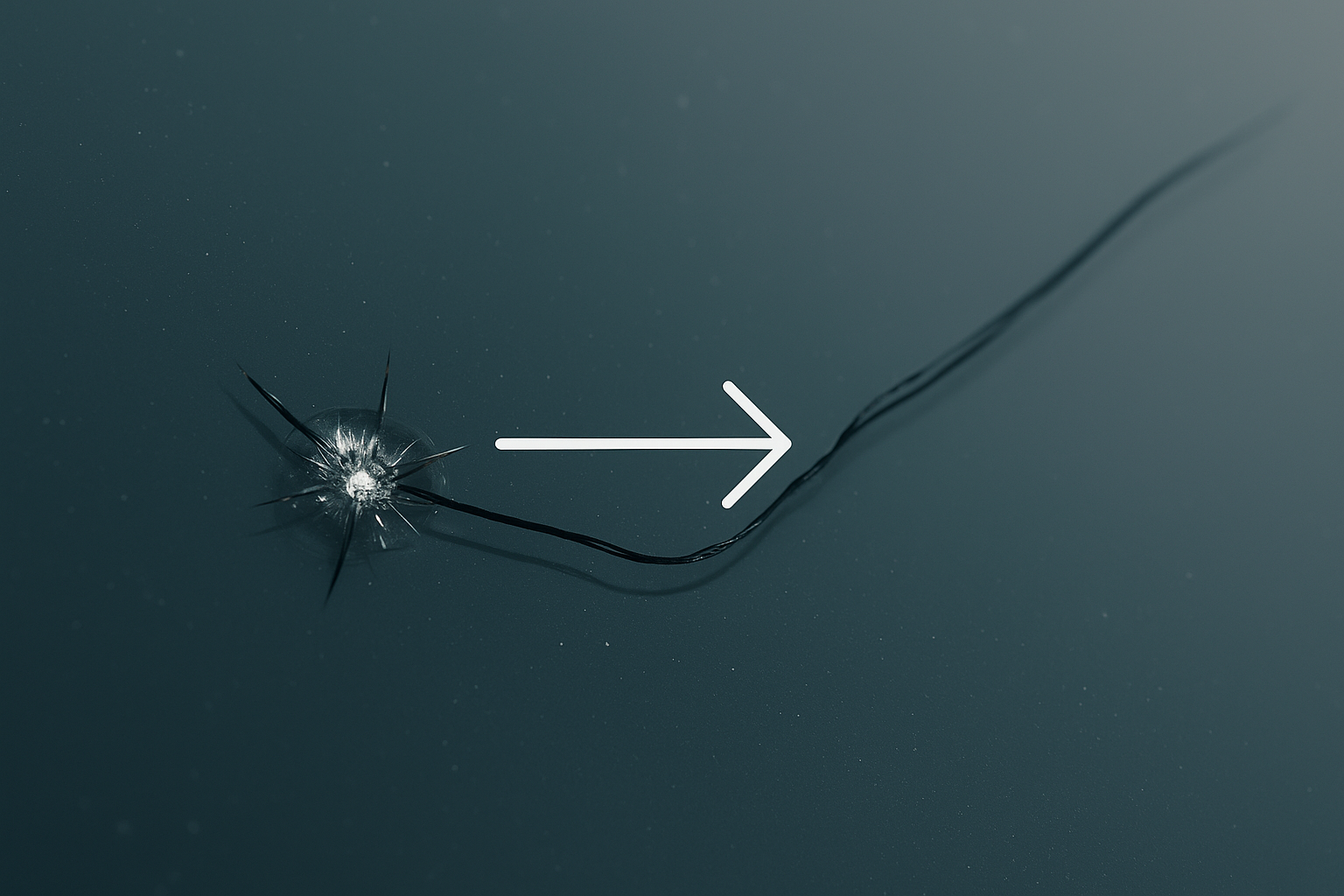 En combien de temps un impact se transforme en fissure sur un pare-brise ?